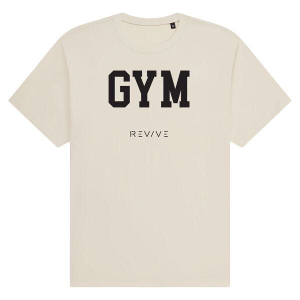 Print - GYM black - Organic Heavy T-Shirt Thumbnail