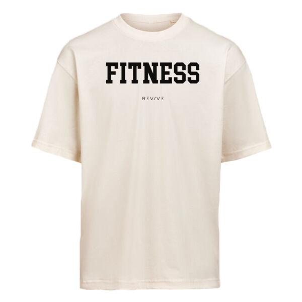 Print - FITNESS black - T-Shirt Loose Fit Thumbnail