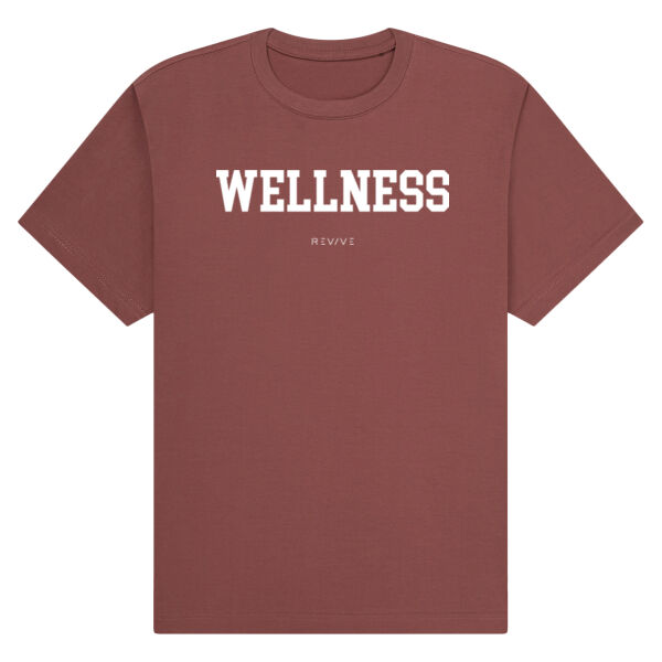 Print - Wellness white - Organic Heavy T-Shirt Thumbnail