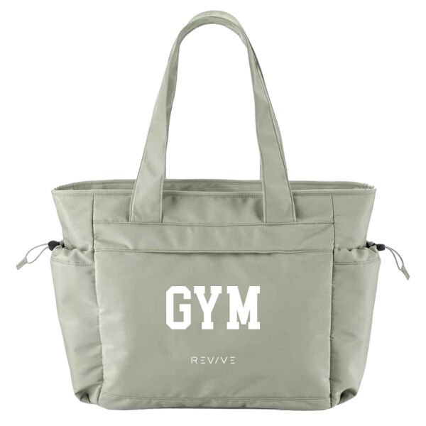 Print - GYM white  - Studio Oversized Tote Thumbnail