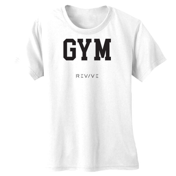 Print - GYM Black - Ladies' Subli Plus® Round Neck T-Shirt Thumbnail
