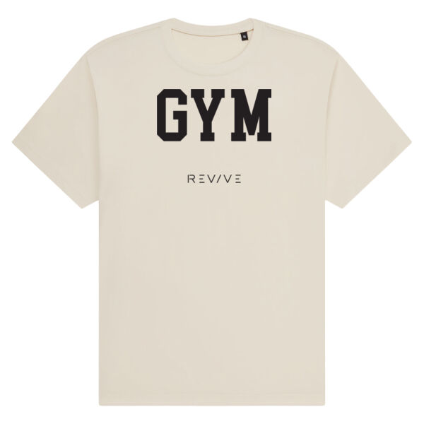 Print - GYM Black - Organic Heavy T-Shirt Thumbnail