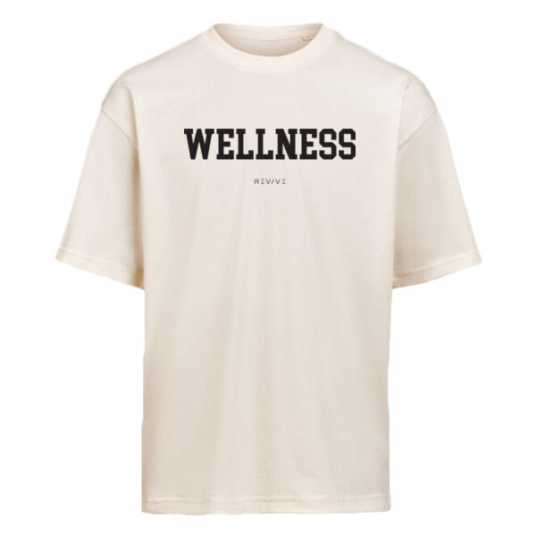 Print - WELLNESS Black - T-Shirt Loose Fit Thumbnail