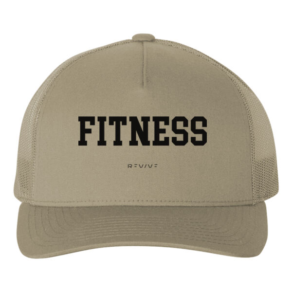 Print - FITNESS black - 5 Panel Retro Trucker Cap Thumbnail