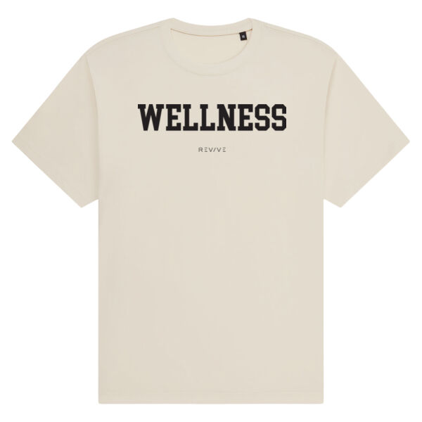 Print - WELLNESS Black - Organic Heavy T-Shirt Thumbnail