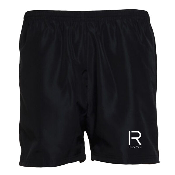 Print - Large R Revive White - Classic Fit Plain Short Thumbnail